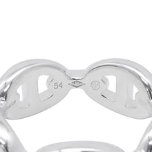 将图像加载到图库查看器中，HERMES Chaine d&#39;Ancre Ring Size PM/54/#14 SV925
