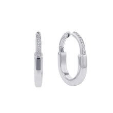 将图像加载到图库查看器中，TIFFANY&amp;Co. Padlock Earrings Size Medium72342801 18K White Gold
