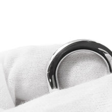 将图像加载到图库查看器中，TIFFANY&amp;Co. Padlock Earrings Size Medium72342801 18K White Gold
