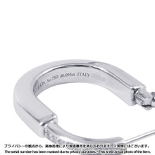 将图像加载到图库查看器中，TIFFANY&amp;Co. Padlock Earrings Size Medium72342801 18K White Gold
