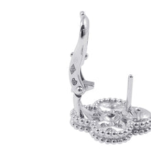 Load image into Gallery viewer, Van Cleef &amp; Arpels Vintage Alhambra EarringVCARA44600 18K White Gold
