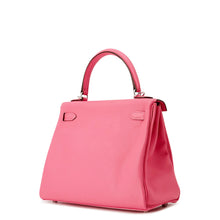 将图像加载到图库查看器中，HERMES ★Kelly Retourne Rose Azalee Swift Leather Size 25

