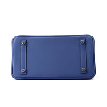 Load image into Gallery viewer, HERMES Birkin Blue Tie Swift Leather Size 25
