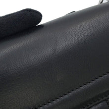 Load image into Gallery viewer, CHANEL Camellia Chocolate Bar No.5 One Shoulder Bag Black Lambskin Patent Leather
