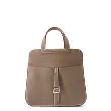 将图像加载到图库查看器中，HERMES Halzan Etoupe Taurillon Clemence Size 25
