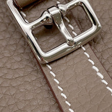 将图像加载到图库查看器中，HERMES Halzan Etoupe Taurillon Clemence Size 25
