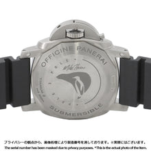 将图像加载到图库查看器中，PANERAI Luminor Submersible 1950 3DAYS GMT Limited to 500 pieces W47mm TI Rubber Blue DialPAM00719
