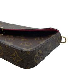 将图像加载到图库查看器中，LOUIS VUITTON Felicie Pochette FuchsiaM61276 Monogram
