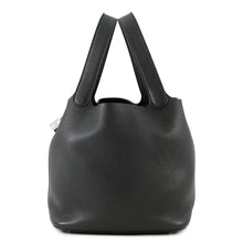 将图像加载到图库查看器中，HERMES Picotin Lock Black Taurillon Clemence Size MM
