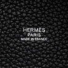 将图像加载到图库查看器中，HERMES Picotin Lock Black Taurillon Clemence Size MM
