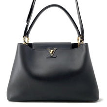 Load image into Gallery viewer, LOUIS VUITTON Capucines Souple BlackM24607 SmoothTaurillon Leather Size GM
