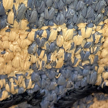 Load image into Gallery viewer, LOEWE Loewe Font Tote Natural/Light BlueALF1B59X16 Raffia Size Small
