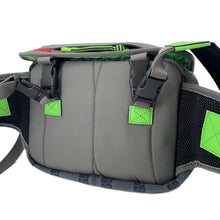 将图像加载到图库查看器中，GUCCI GG Backpack Green/Red/Gray752100 Nylon
