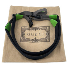 将图像加载到图库查看器中，GUCCI ★GG Backpack Green/Red/Gray752100 Nylon
