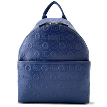 Load image into Gallery viewer, GUCCI Double G Backpack Children&#39;s Navy271327 PVC
