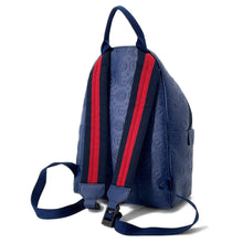 Load image into Gallery viewer, GUCCI Double G Backpack Children&#39;s Navy271327 PVC
