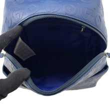 Load image into Gallery viewer, GUCCI Double G Backpack Children&#39;s Navy271327 PVC
