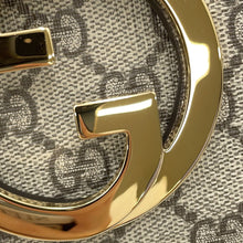 将图像加载到图库查看器中，GUCCI GG Supreme Blondie Crossbody Bag Brown/Beige703807 Canvas Leather
