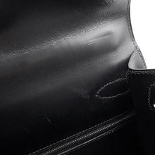 将图像加载到图库查看器中，HERMES Kelly Sellier Black Box Calf Leather Size 28
