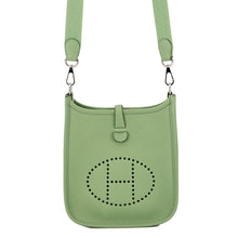 将图像加载到图库查看器中，HERMES Evelyne Vert cricket Taurillon Clemence Size TPM
