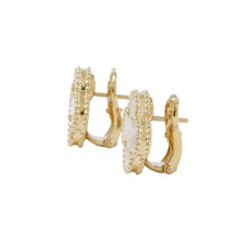 将图像加载到图库查看器中，Van Cleef &amp; Arpels Vintage Alhambra EarringVCARA44100 18K Yellow Gold
