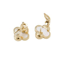 将图像加载到图库查看器中，Van Cleef &amp; Arpels Vintage Alhambra EarringVCARA44100 18K Yellow Gold
