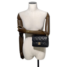 将图像加载到图库查看器中，CHANEL Mini Flap Hand Bag BlackAS5239 Caviar Leather Size Mini
