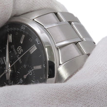将图像加载到图库查看器中，SEIKO ★Grand Seiko GMT Spring Drive W43.5mm Stainless Steel Black DialSBGC203
