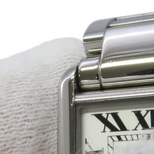 Load image into Gallery viewer, CARTIER tank mast SM H29.5mm×W22mm Stainless Steel Silver DialWSTA0051
