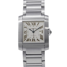将图像加载到图库查看器中，CARTIER Tank Francaise LM H36.7mmxW30.5mm Stainless Steel Silver DialWSTA0067
