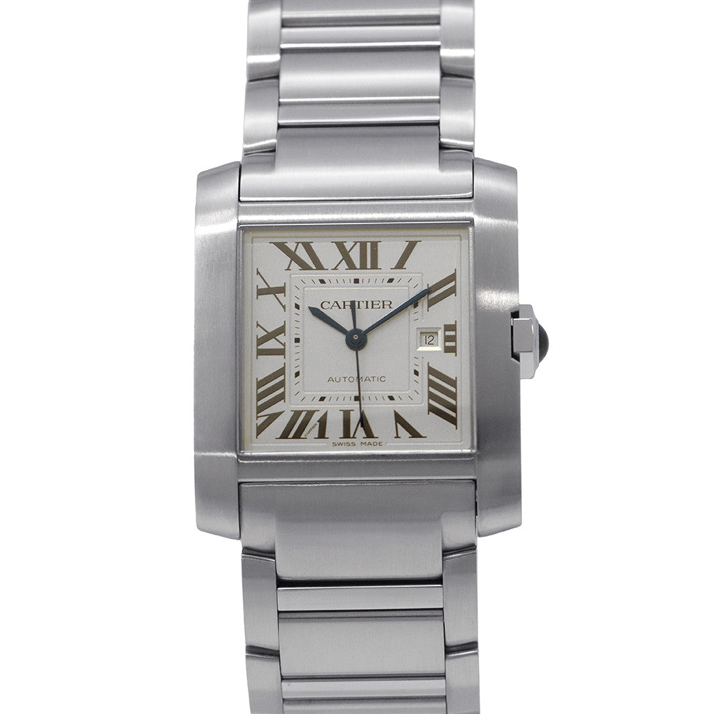 CARTIER Tank Francaise LM H36.7mmxW30.5mm Stainless Steel Silver DialWSTA0067