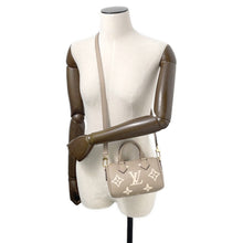 将图像加载到图库查看器中，LOUIS VUITTON Nano Speedy TourterelleGray/CreamM82890 Monogram Empreinte Leather Size Nano
