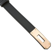Load image into Gallery viewer, HERMES Kelly belt Black Epsom
