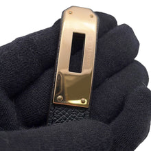 Load image into Gallery viewer, HERMES Kelly belt Black Epsom
