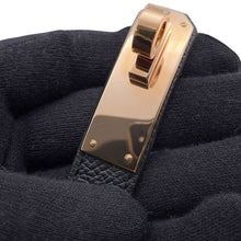 Load image into Gallery viewer, HERMES Kelly belt Black Epsom
