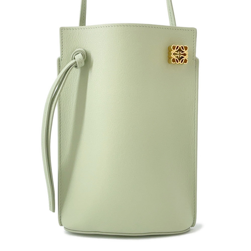LOEWE Dice Pocket Shoulder Bag Light GreenC630R12X01 Classic calf