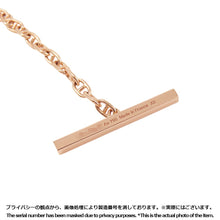 Load image into Gallery viewer, HERMES Chaine d&#39;Ancre Contour Bracelet Size XSH122404B 00XS 18K Pink Gold

