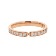 HERMES Ever Kelly PM wedding ring Size 48/#8H119669B 00048 18K Pink Gold