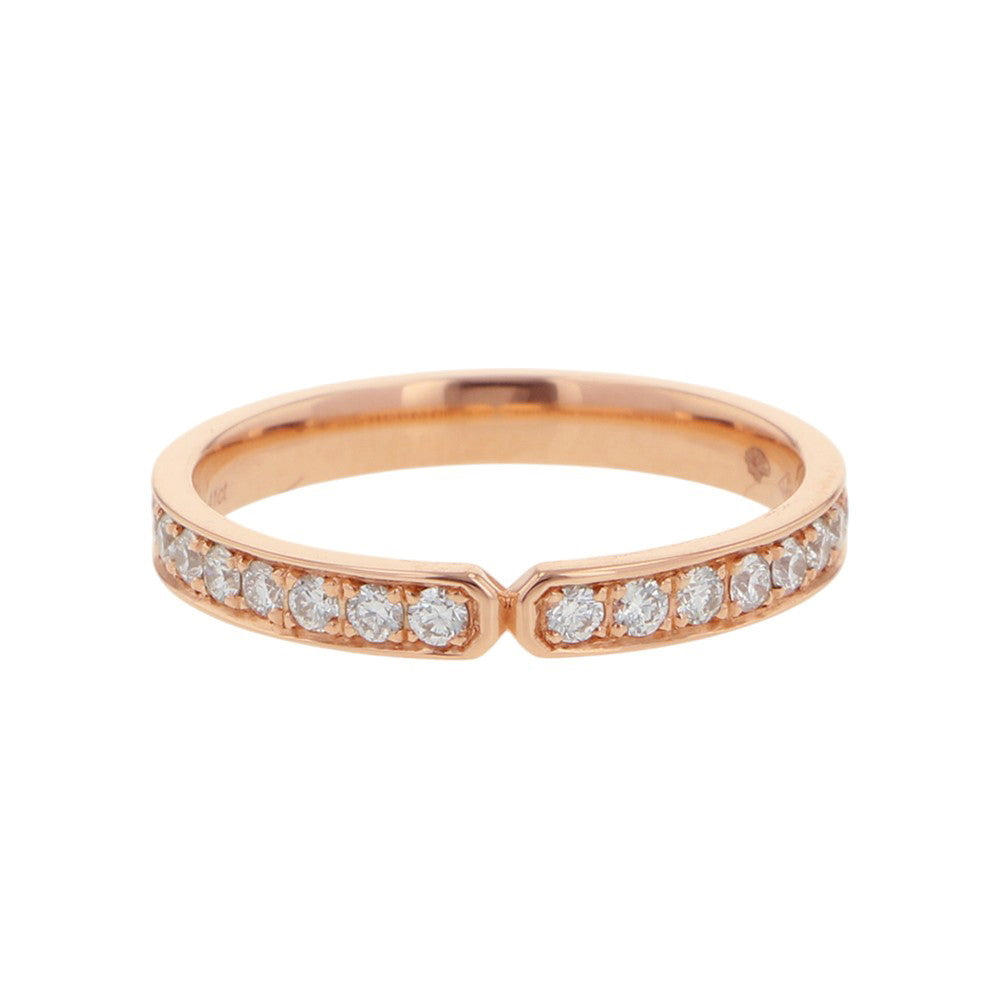 HERMES Ever Kelly PM wedding ring Size 48/#8H119669B 00048 18K Pink Gold