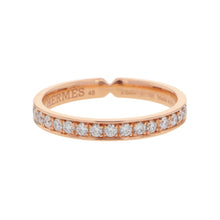 将图像加载到图库查看器中，HERMES Ever Kelly PM wedding ring Size 48/#8H119669B 00048 18K Pink Gold
