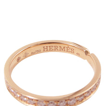 将图像加载到图库查看器中，HERMES Ever Kelly PM wedding ring Size 48/#8H119669B 00048 18K Pink Gold
