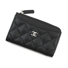 Load image into Gallery viewer, CHANEL Matelasse Fragment Card Case BlackAP3179 Caviar Leather
