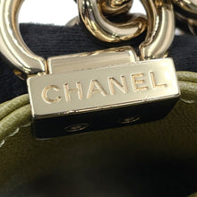 Load image into Gallery viewer, CHANEL Boy Chanel ChainShoulder Bag Khaki GreenAS3018 Calf Leather Size 18
