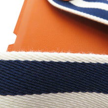 Load image into Gallery viewer, HERMES Videpoches Shoulder Bag Orange Togo Leather
