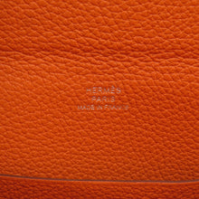 Load image into Gallery viewer, HERMES Videpoches Shoulder Bag Orange Togo Leather
