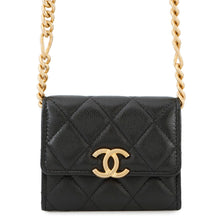 Load image into Gallery viewer, CHANEL ★Matelasse ChainClutch BlackAP2629 Caviar Leather
