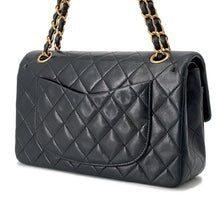 Load image into Gallery viewer, CHANEL Matelasse W Flap W Chain Shoulder BlackA01113 Lambskin Size 23
