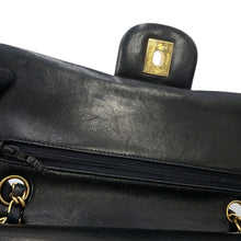 Load image into Gallery viewer, CHANEL Matelasse W Flap W Chain Shoulder BlackA01113 Lambskin Size 23
