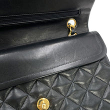 Load image into Gallery viewer, CHANEL Matelasse W Flap W Chain Shoulder BlackA01113 Lambskin Size 23
