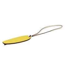 Load image into Gallery viewer, HERMES Bag Charm Surfboard Rose Lipstick/Limepetit H Chevre Leather
